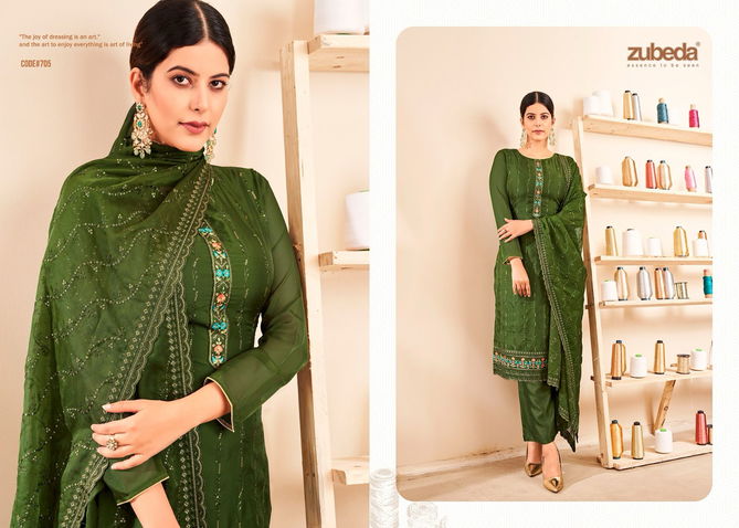 Nafisa By Zubeda Heavy Organza Designer Salwar Kameez Catalog